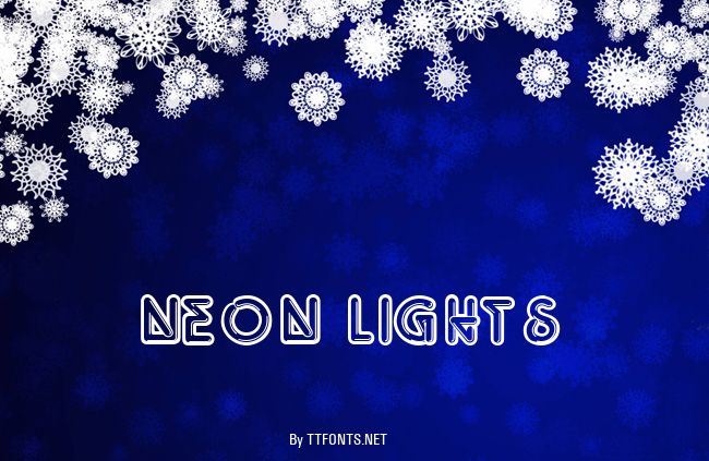 Neon Lights example